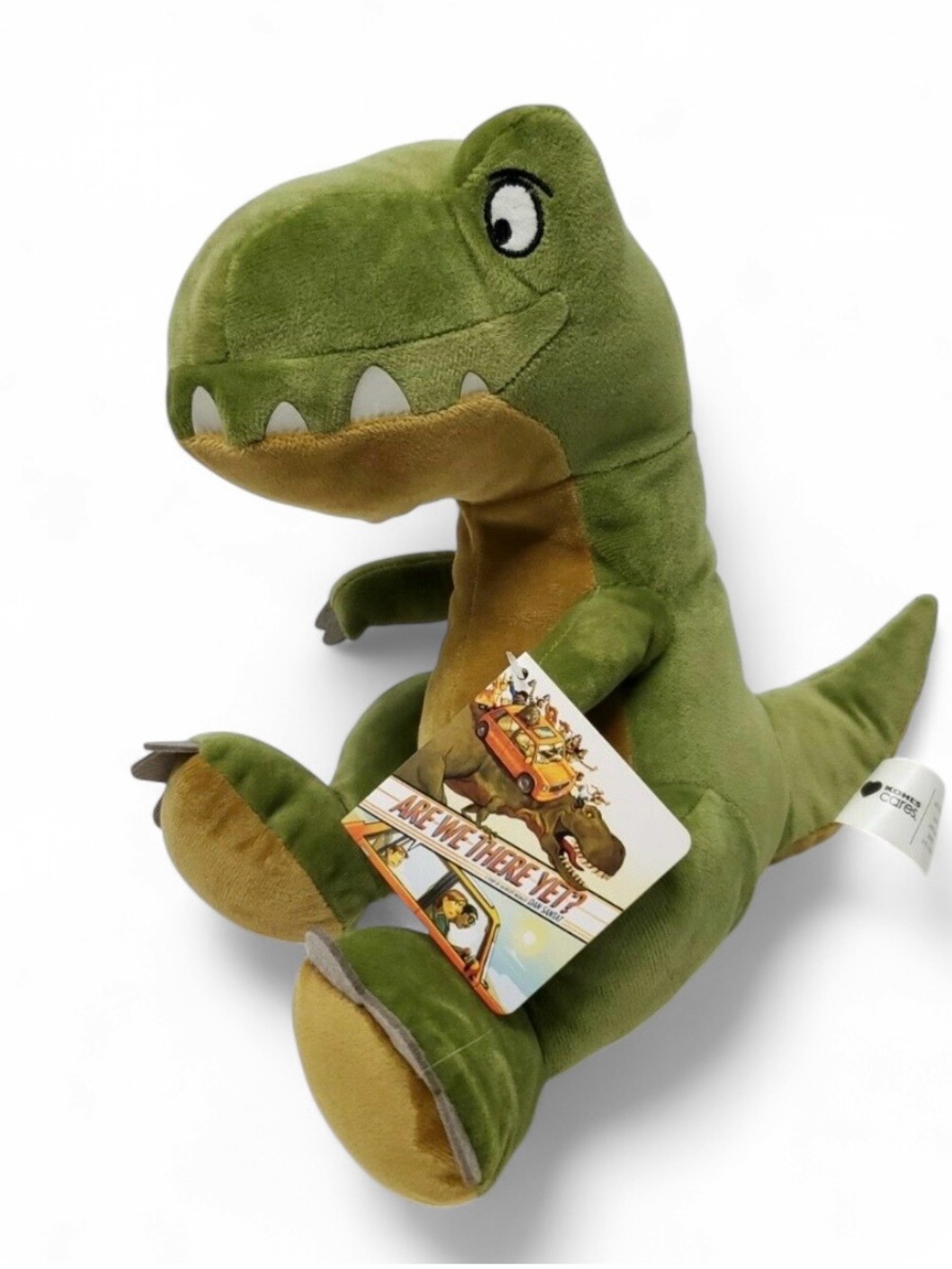 Plush Green Dinosaur Toy - Soft Reptile Stuffed Animal